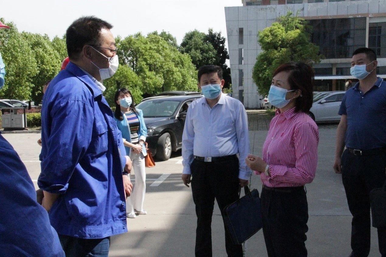 湖北省自然资源厅副厅长夏亚灵一行莅临开云网页版登录入口重工走访调研