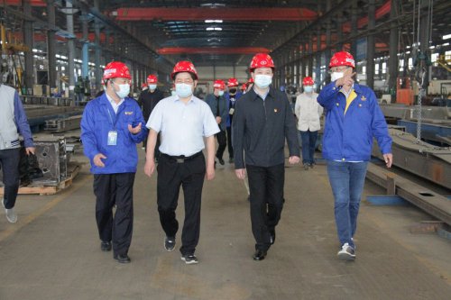 湖北省委巡视办副主任胡立强莅临开云网页版登录入口重工走访服务